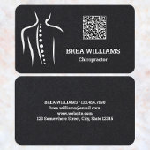 カイロプラクティックカイロプラクターマッサージセラピストQR 名刺