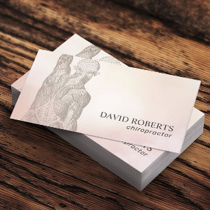 カイロプラクティックカイロプラクターマッサージセラピースパ 名刺