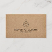 カイロプラクティックカイロプラクターマッサージセラピー事業 名刺 (正面)