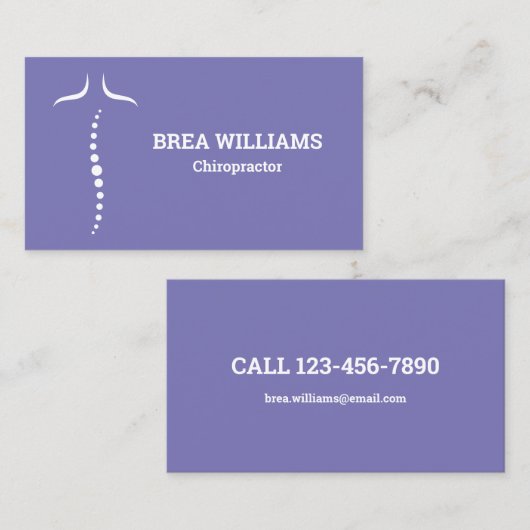 カイロプラクティックカイロプラクターマッサージセラピー2022 名刺 (正面/裏面)