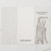 カイロプラクティックカイロプラクターマッサージセラピー3折 (正面)