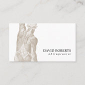 カイロプラクティックカイロプラクターマッサージセラピー 名刺 (正面)