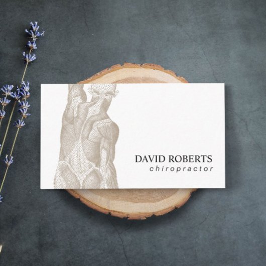 カイロプラクティックカイロプラクターマッサージセラピー 名刺