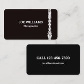 カイロプラクティックカイロプラクターマッサージ手動セラピスト 名刺 (正面/裏面)