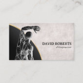 カイロプラクティックカイロプラクターヴィンテージセラピスト 名刺 (正面)