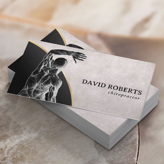 カイロプラクティックカイロプラクターヴィンテージセラピスト 名刺