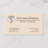 カイロプラクティックカイロプラクター名刺 名刺 (正面)
