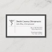 カイロプラクティックカイロプラクター名刺 名刺 (正面)