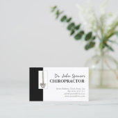 カイロプラクティックカイロプラクター椎骨メディカルカード 名刺 (スタンド正面)