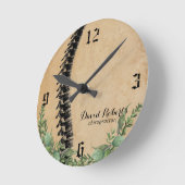 カイロプラクティックカイロプラクター脊椎セラピストヴィンテージ ラウンド壁時計 (傾斜)