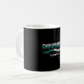 カイロプラクティックカイロプラクター進行中チロ背 コーヒーマグカップ (正面左)