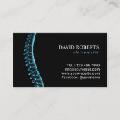 カイロプラクティックカイロプラクターX線脊椎アポイントメント 予約カード (正面)