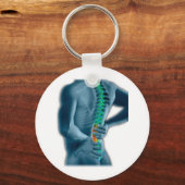 カイロプラクティックキーチェーン キーホルダー (正面)