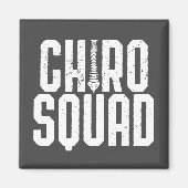 カイロプラクティックギフト、カイロプラクターギフト、チロ分隊 マグネット (正面)