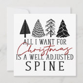 カイロプラクティッククリスマスカード、カイロプラクティックカード サンキューカード