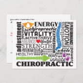 カイロプラクティックコラージの再アクティブ化呼び出し  ポストカード (正面/裏面)