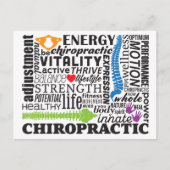 カイロプラクティックコラージの再アクティブ化呼び出し  ポストカード (正面)