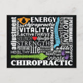 カイロプラクティックコラージの再有効化取り消しポストカード ポストカード (正面)