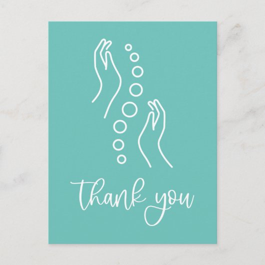 カイロプラクティックサンキューカード ポストカード (正面)