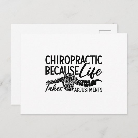 カイロプラクティックシーズライフスパインチロカイロプラクター ポストカード (正面/裏面)