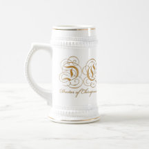 カイロプラクティックステインの金ゴールドの羊皮紙の手紙の医者