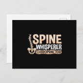 カイロプラクティックスパインウィスパーラーカイロプラクターチロ ポストカード (正面/裏面)