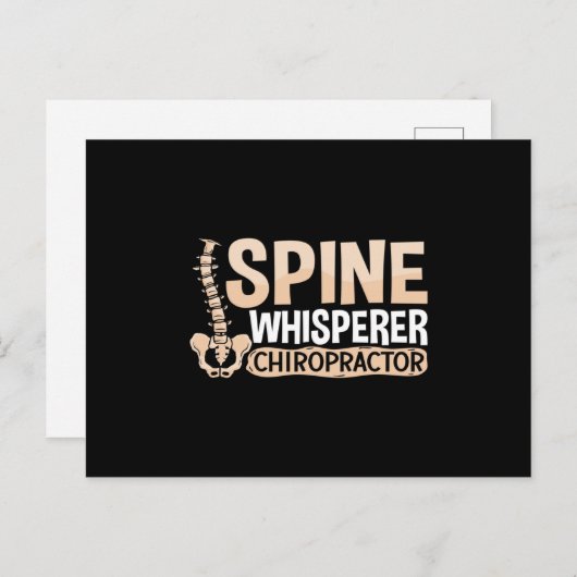 カイロプラクティックスパインウィスパーラーカイロプラクターチロ ポストカード (正面/裏面)