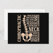 カイロプラクティックスパインセラピストカイロプラクターチロ ポストカード (正面/裏面)