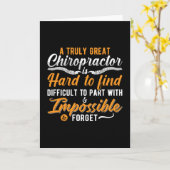 カイロプラクティックスパインチロジェル素晴らしカイロプラクター カード (黄色い花)