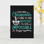 カイロプラクティックスパイントゥル素晴らしカイロプラクターチロ カード (黄色い花)