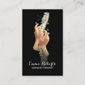 カイロプラクティックスパイン&ヒーリングハンドカイロプラクター 名刺 (正面)