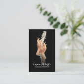 カイロプラクティックスパイン&ヒーリングハンドカイロプラクター 名刺 (スタンド正面)