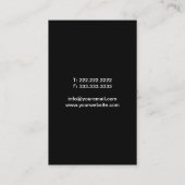 カイロプラクティックスパイン&ヒーリングハンドカイロプラクター 名刺 (裏面)