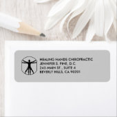 カイロプラクティックダヴィンチのロゴラベル ラベル (インサイチュ)