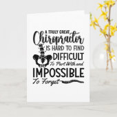 カイロプラクティックチロスパイントゥル素晴らしカイロプラクター カード (黄色い花)