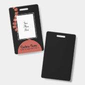 カイロプラクティックドクターカイロプラクター水彩脊椎 バッジ (表裏)