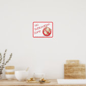 カイロプラクティックノーサブルクセンションゾーンウォールサイン ポスター (キッチン)