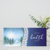 カイロプラクティックブルースパインホリデーギフト証明書 (スタンド正面)