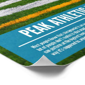 カイロプラクティックポスター – アスリートのピーク性能 ポスター (角)