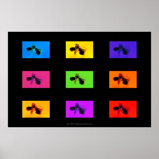 カイロプラクティックポスター:腰椎ファンク ポスター (正面)