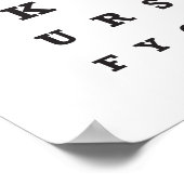 カイロプラクティックメッセージ1目図用ポスター ポスター (角)