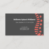 カイロプラクティックモダンウェルネス名刺 名刺 (裏面)