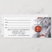 カイロプラクティックレッドスパインホリデーギフト証明書 (裏面)