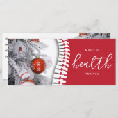 カイロプラクティックレッドスパインホリデーギフト証明書 (正面/裏面)