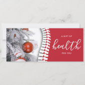 カイロプラクティックレッドスパインホリデーギフト証明書 (正面)