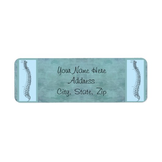 カイロプラクティック事業差出人住所 ラベル (正面)