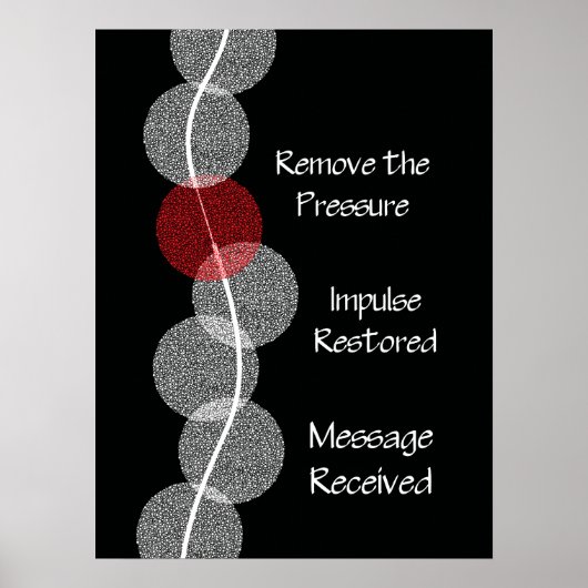 カイロプラクティック亜脱臼の神経衝突ポスター ポスター (正面)