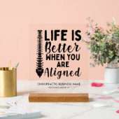 カイロプラクティック会社名カイロプラクター室 アクリルサイン (ウェディング)