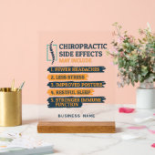 カイロプラクティック副作用カイロプラクターギャグカスタム アクリルサイン (ウェディング)