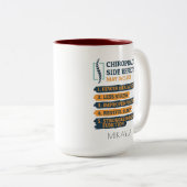 カイロプラクティック副作用カイロプラクター誕生日Gag ツートーンマグカップ (正面右)